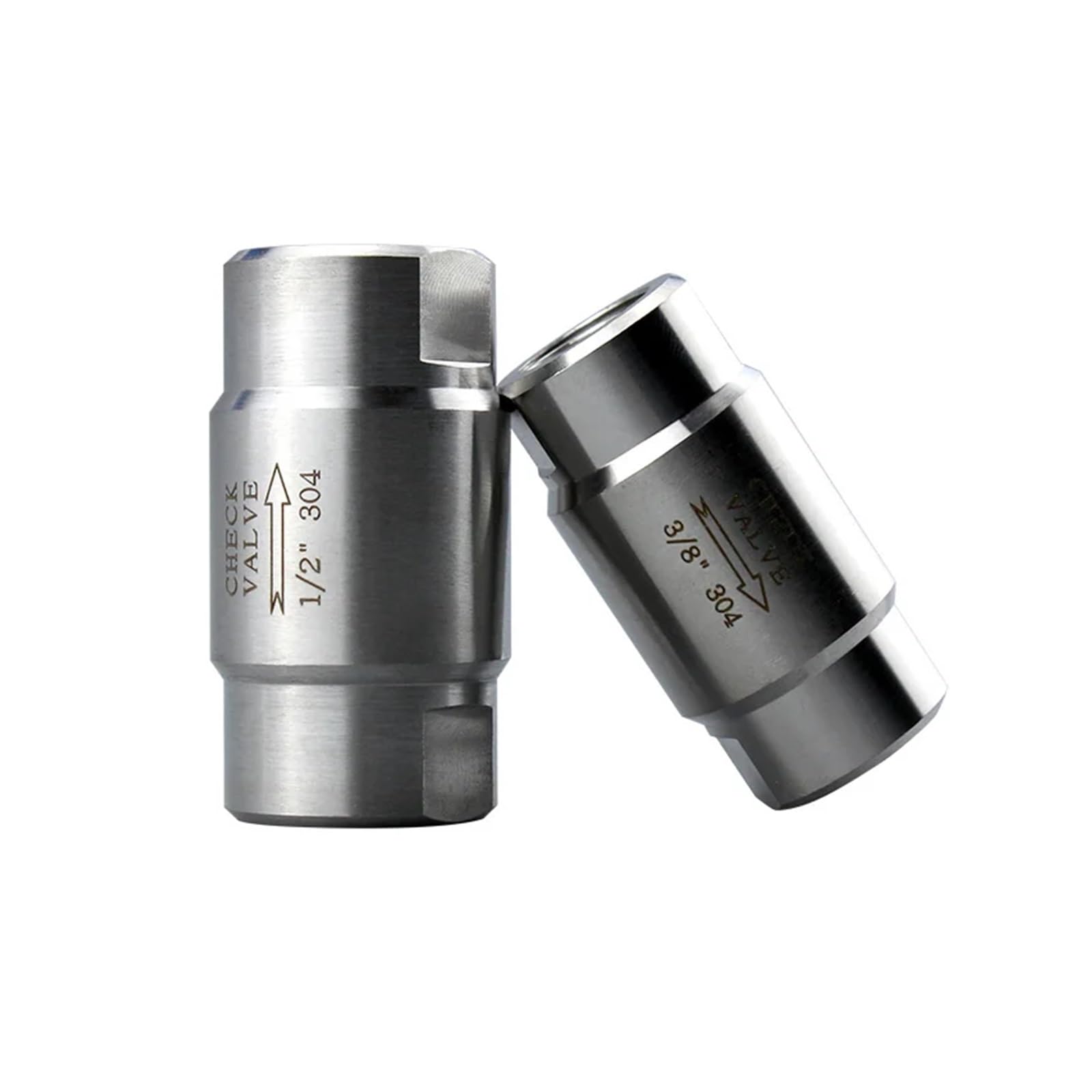 Clapet anti-retour 80 bar en inox 304 femelle pour bloquer les reflux