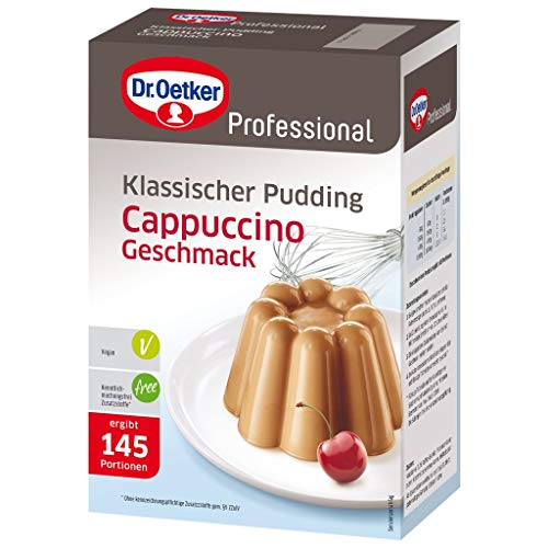 Dr. Oetker Professional Klassischer Pudding mit Cappuccino-Geschmack, Puddingpulver in 1 kg Packung