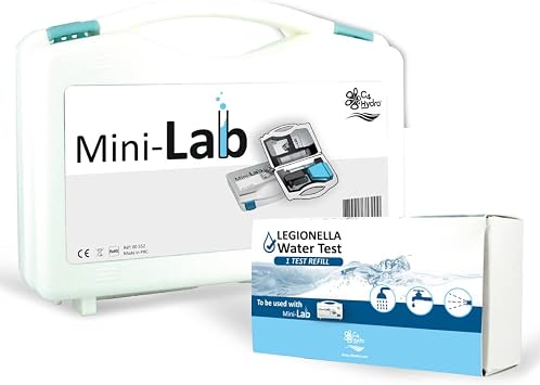 Legionella Starter Pack - Detect Legionella pneumophila in Water - Prevent Legionnaires Disease in 48 Hours - Analyze The Quality of Your Water.