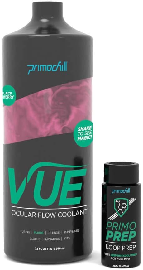 Vue Pre-Mix (32oz) -Computer WaterCooling Fluid - Black Cherry Violet