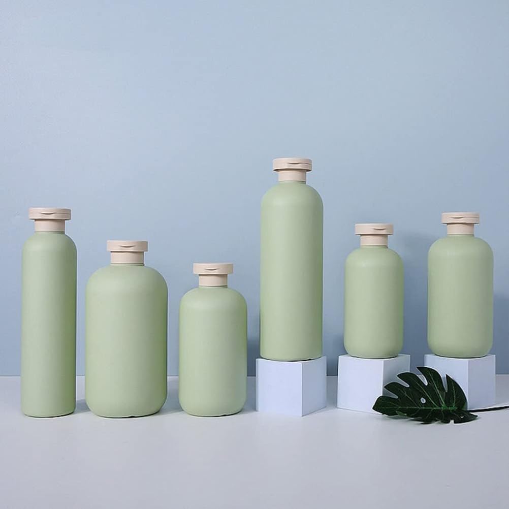 FRCOLOR 3 Stück Quetschflaschen Mit Klappdeckel 500 Ml Wiederverwendbare Und Nachfüllbare Reiseflaschen Kunststoff Für Cremes Lotion Shampoo Spülung