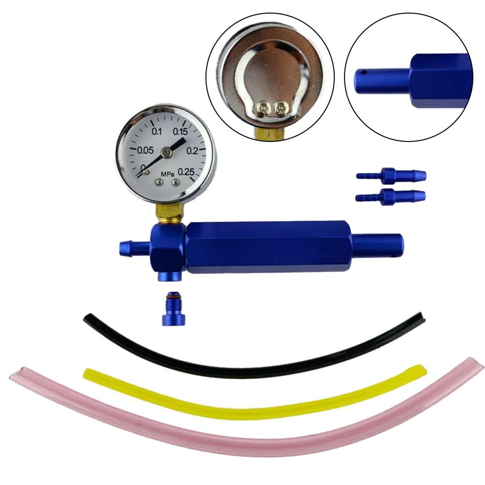 Testeur de fuite de carburateur, kit de manomètre, outil 15 PSI pour 57-21, 705-020, cadran en métal pour réparation de moteur à 2 temps
