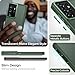 Rayboen for Samsung Galaxy S21 Ultra Case, Translucent Frosted Skin Feel Anti-Scratch Hard PC Back Soft Silicone Edge, Slim Fit Shockproof Protective Phone Cover for Samsung S21 Ultra, Matte Green