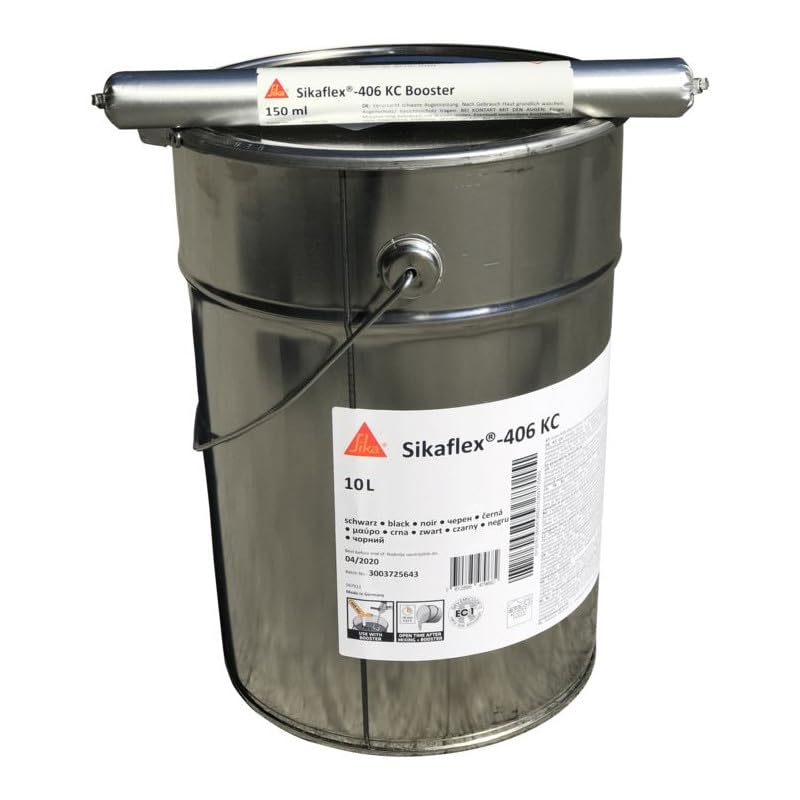 Sika flex-406 KC Sika Self-Leveling Polyurethane Sealant Seal 150 ml Pouch Black