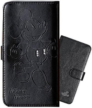 Amazon Co Jp 多機種対応 フリーサイズ スマホカバー 手帳型 ケース ディズニー ミッキーマウス ストーン ブラック 家電 カメラ