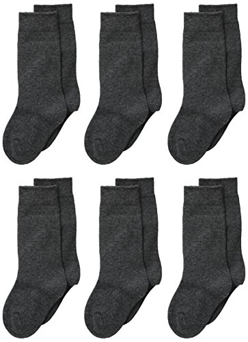Jefferies Socks Baby-Girls Infant Seamless Cotton Knee High 6 Pair Pack