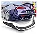 WBFRYEE Compatible with Toyota Supra GR A90 A91 2019-2025 Car Tail Wing Diffuser Trunk Lip Splitter Rear Spoiler Wing TRD Glossy Black Carbon Look(Natural)