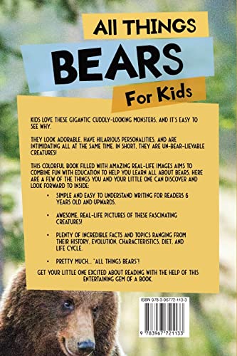 All Things Bears For Kids: Filled With Plenty of Facts, Photos, and Fun to Learn all About Bears - Image 2
