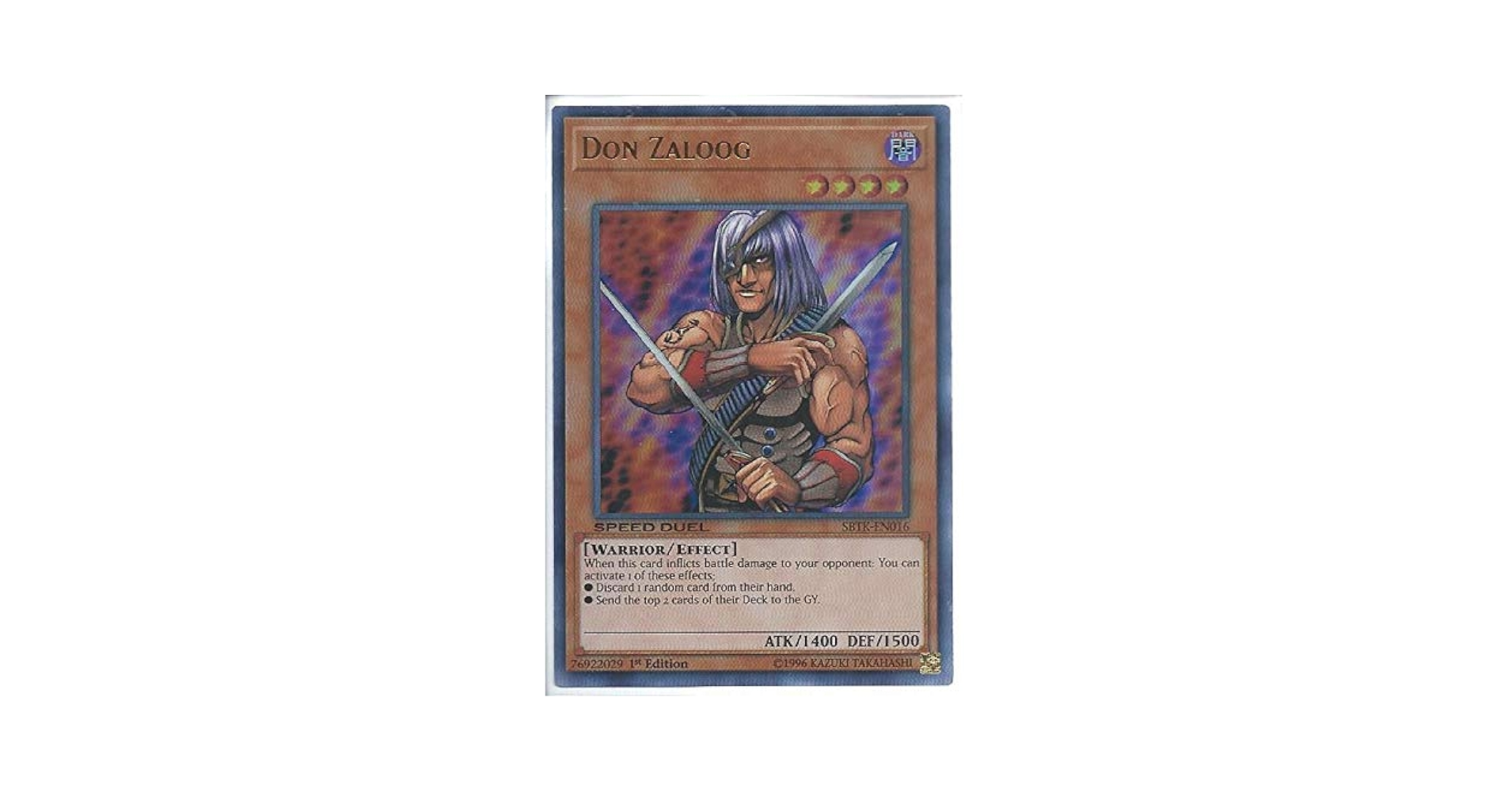 Amazon.com: Yu-Gi-Oh! - Don Zaloog - SBTK-EN016 - Ultra Rare