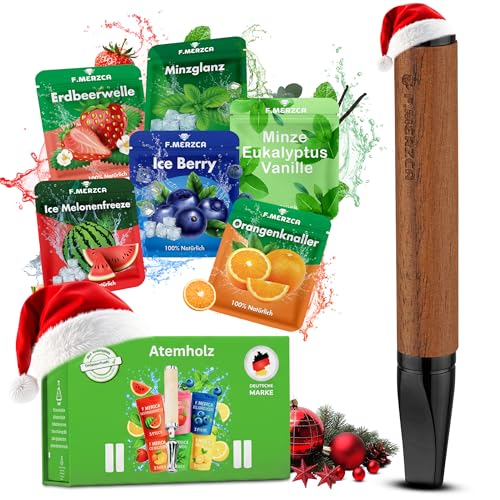 F.MERZCA® Premium Rauchentwöhnung Hilfsmittel mit 18 Gratis Filter – rauchen aufhören mit echtem Widerstand – nikotinfreie Zigarette, ohne Schadstoffe – rauchfreier Zigarettenersatz mit Geschmack