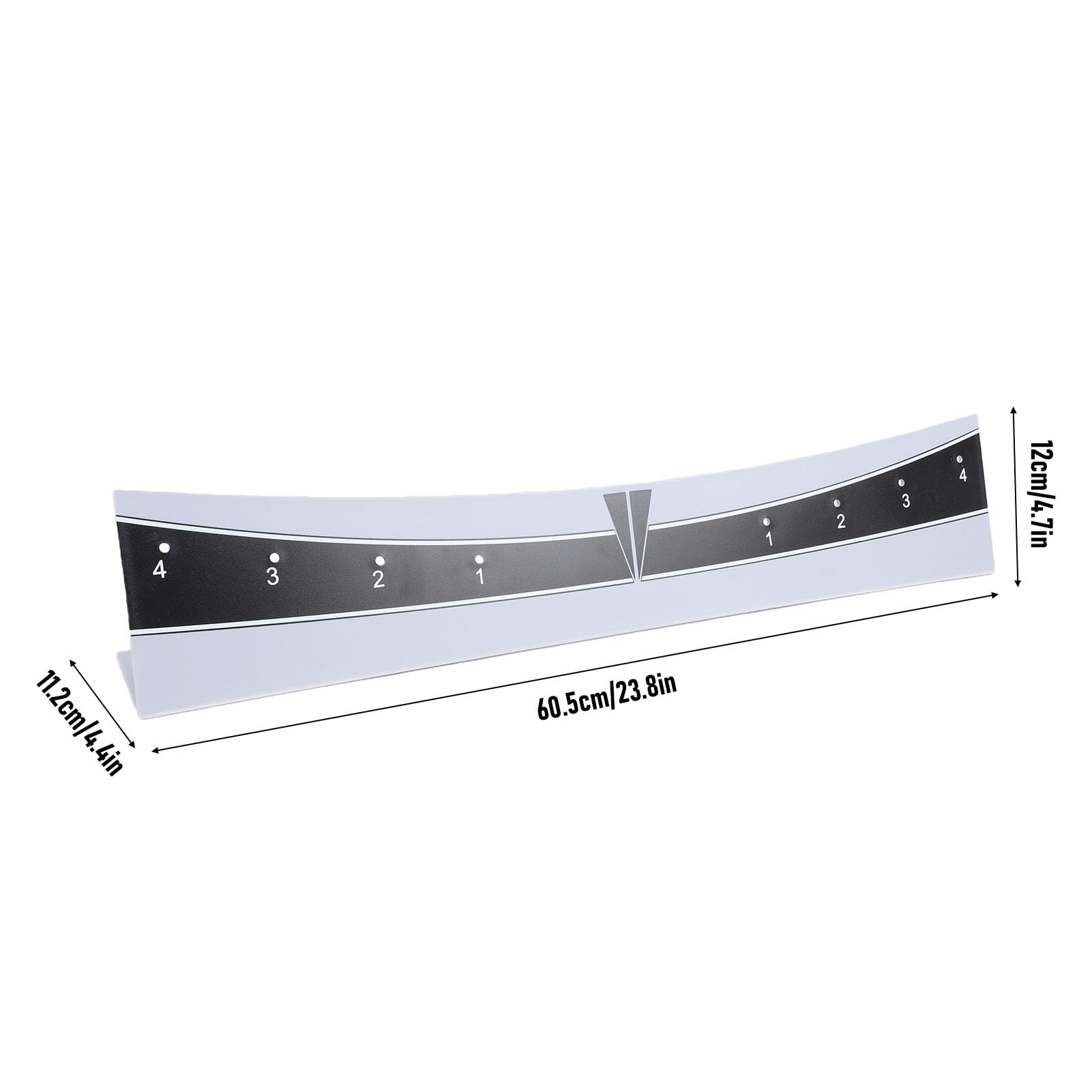 Entrenador de Golpe de Putt de Golf Putting Plane Rail, para Uso en Interior/Exterior, Mejora la Precisión 60,5x11,2x12cm/23,8x4,4x4,7in