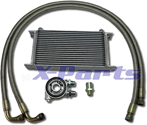 19 ROW OIL COOLER Connection Set Steel Flex + Thermostat 16 V R32 TURBO CLET