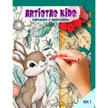 Capa do livro Artistas Kids: Pintando e Brincando (Portuguese Edition)