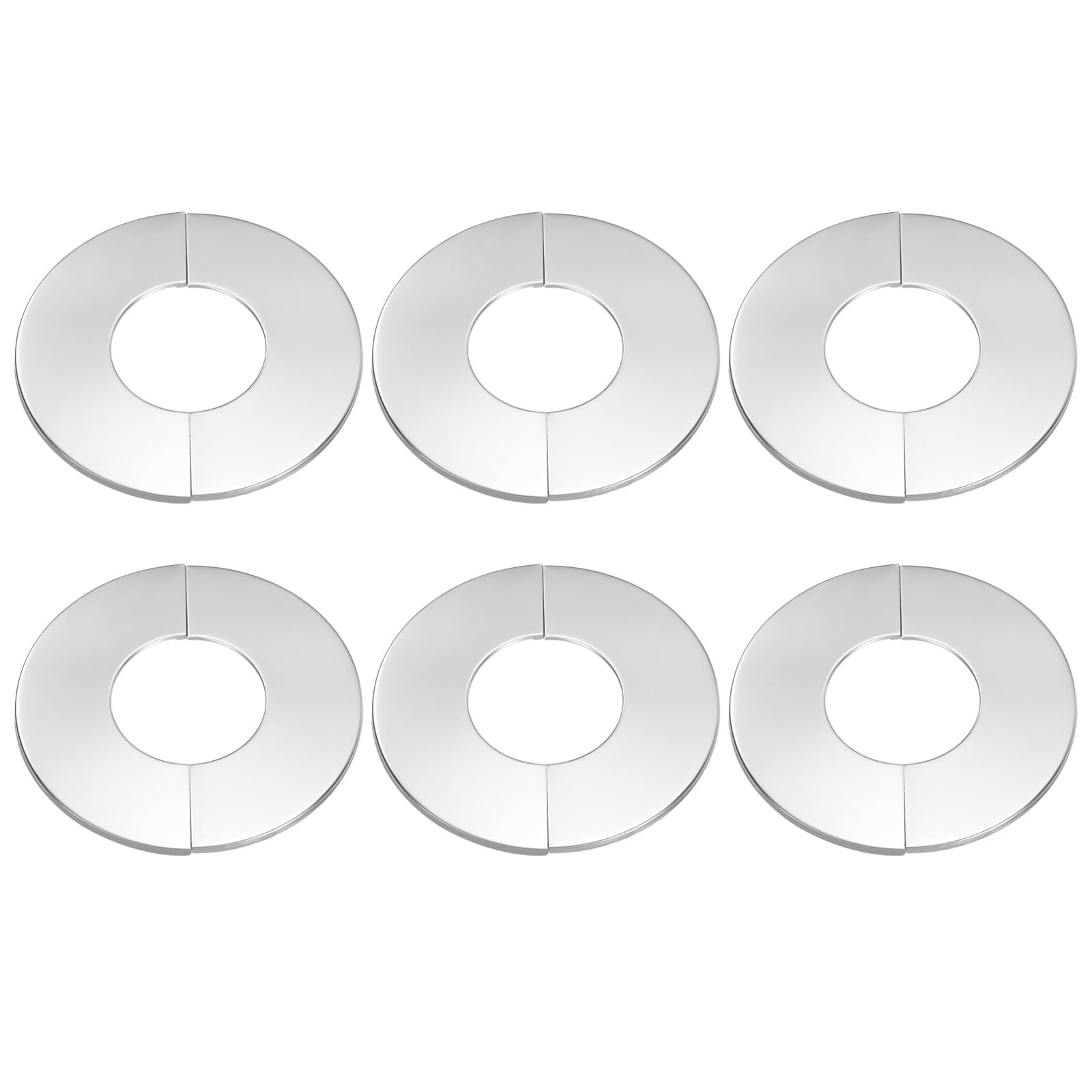Bridas divididas de pared para baño y cocina embellecedores autoadhesivos redondos 61mm