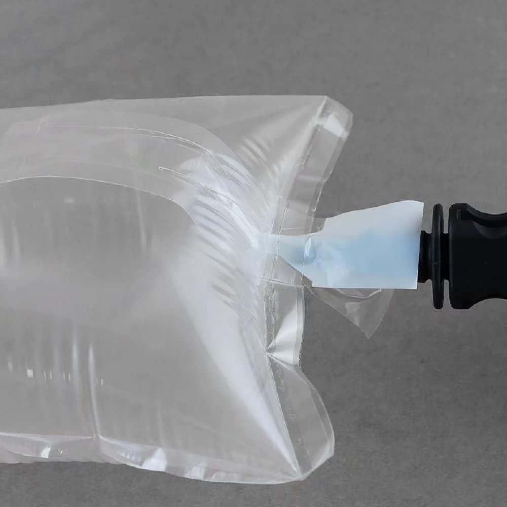Miupoo Imballaggio Air Bag, plastica trasparente gonfiabile Air Packaging Protector Bag con cuscino pompa gratuito, cuscino d'aria blocco sacchetto di imballaggio, 20x20cm/8x8 pollici, 50 pezzi