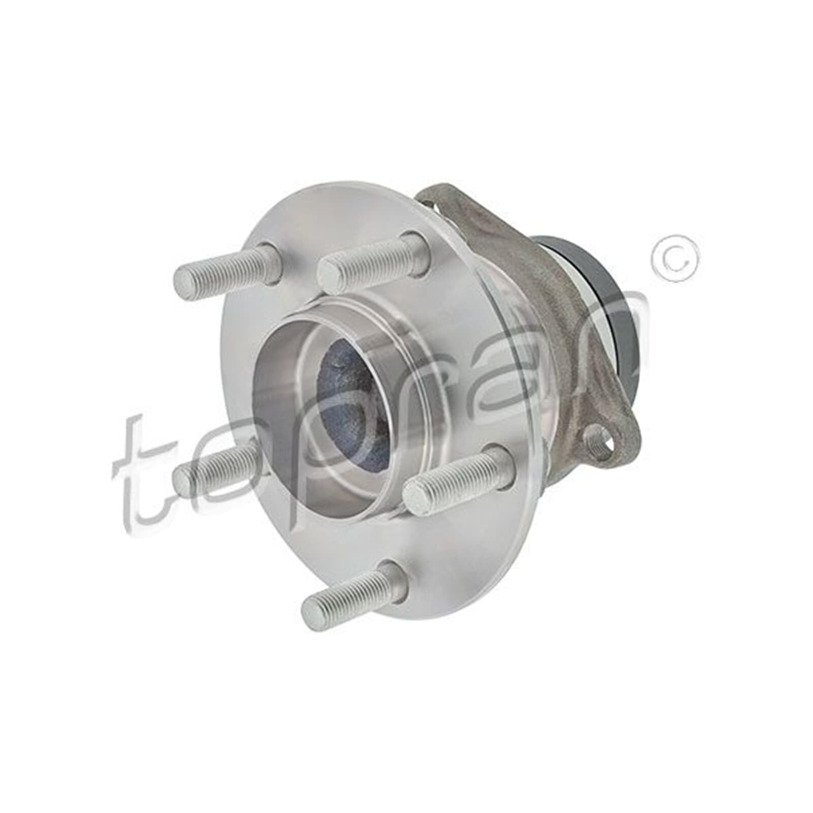 TOPRAN 600 324 Cubo de rueda Rodamiento integrado en buje de rueda con anillo sensor magnético incorporado Trasero ambos lados