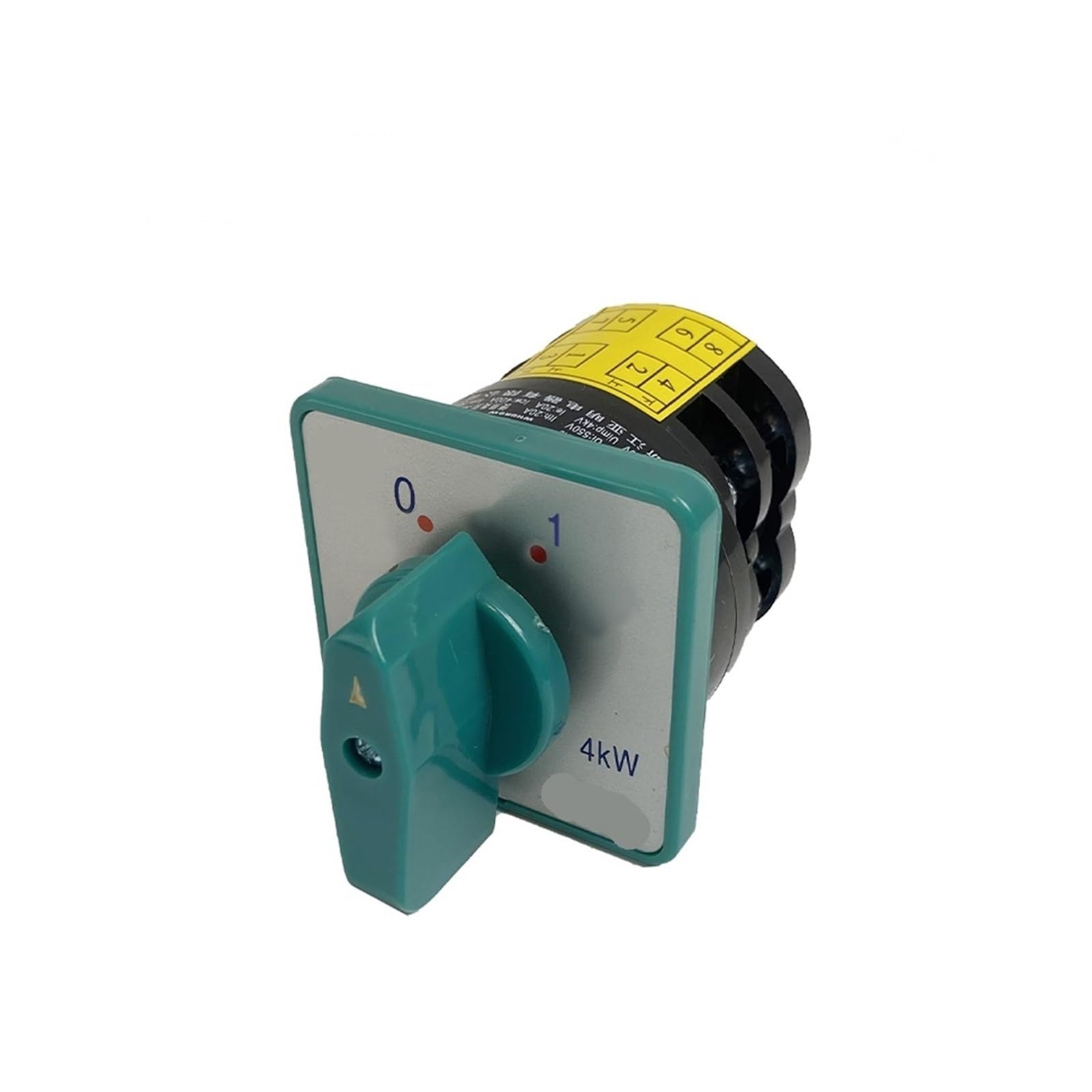 JGNAYRKJQI HZ5-20/4 L03 Power Cut Off Changeover Cam Switch 20A 4KW Two Position Eight Terminal Rotary Selector