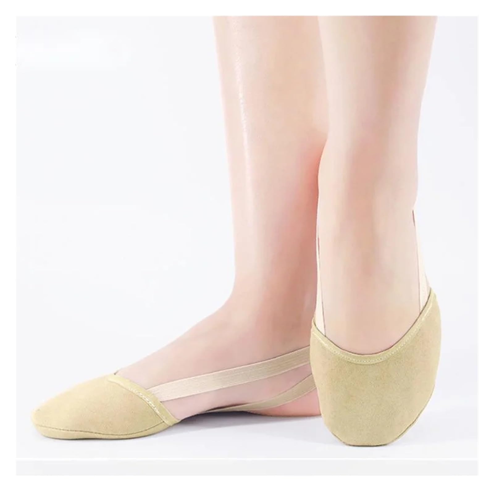 Chausson Danse 1/2/5/10 Paires de Chaussures Gymnastique artistiques et Sportives, Demi-Chaussures Danse, à Bout, Demi-Semelle, équipement(5 Pairs,36)