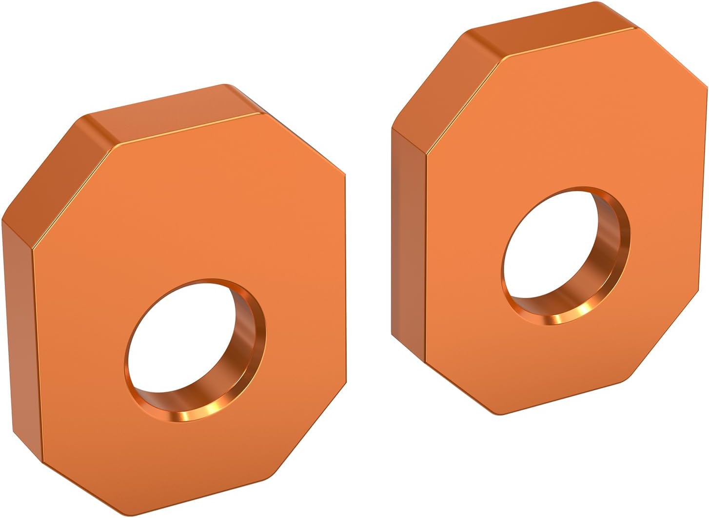 NICECNC Chain Tension Adjuster Kit Orange Replacement for 9631098304404A Compatible with 250/390 Duke 2024-2025, 390 Enduro R 2025 See Fitment