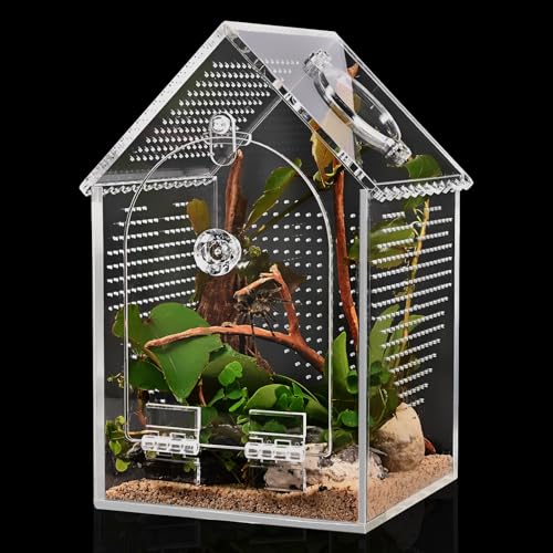 Cycodo Jumping Spider Enclosure,Warp-Proof Seamless...