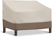 Vista 1 de HERA'S PALACE Funda impermeable para banco de exteriores, funda de sofá resistente 600D, resistente al viento y anti-UV, fundas para muebles