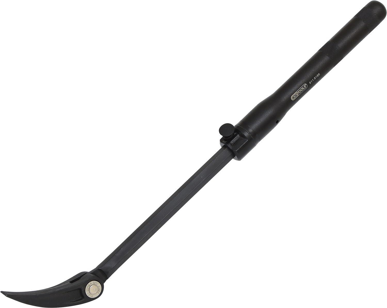 KS Tools 911.8186 Teleskopowy łom z główką na przegubie, 325-460mm