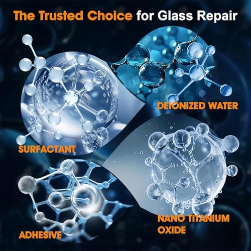 LOMEEN Windshield Repair Kit,Quick-Fix Windshield Crack Repair Kit with Suction Cup, Universal Glass Crack Repair Resin Liquid for Fixing Car Chips Scratches Cracks & Bulls-Eye 2 Pack - Thumbnail 5