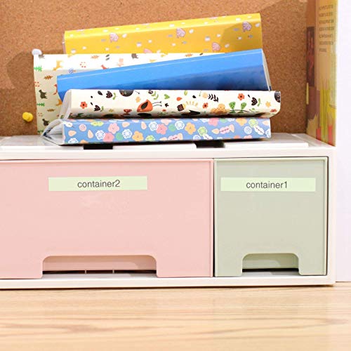 Image of Colorty Replace for Brother P-Touch Label Maker Tape Ptouch TZe TZ Tape 12mm 0.47 inch Laminated Label Maker Refills Compatible with Brother Ptouch PT-D210 PT-H110 PT-1880 PT-D400, 1 /2 inch x 26.2', 5 Pack
