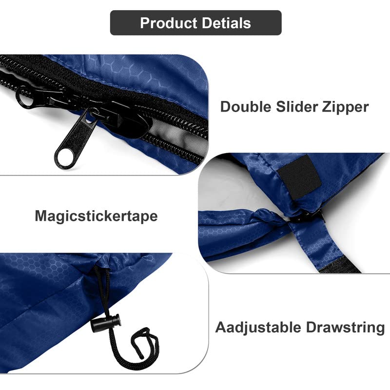 Tesmien Sleeping Bag for Adults & Kids 3-4 Season Warm Weather and Winter Lightweight - Image 4