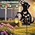 ZFNN Solar Garden Decor Lights,Outdoor Metal Dog Statues with Lantern, Waterproof Solar Lights for Yard Patio Lawn Art Decoration, Gardening Gifts for Women Mom Dog Lovers Mothers Day, 2 Pack