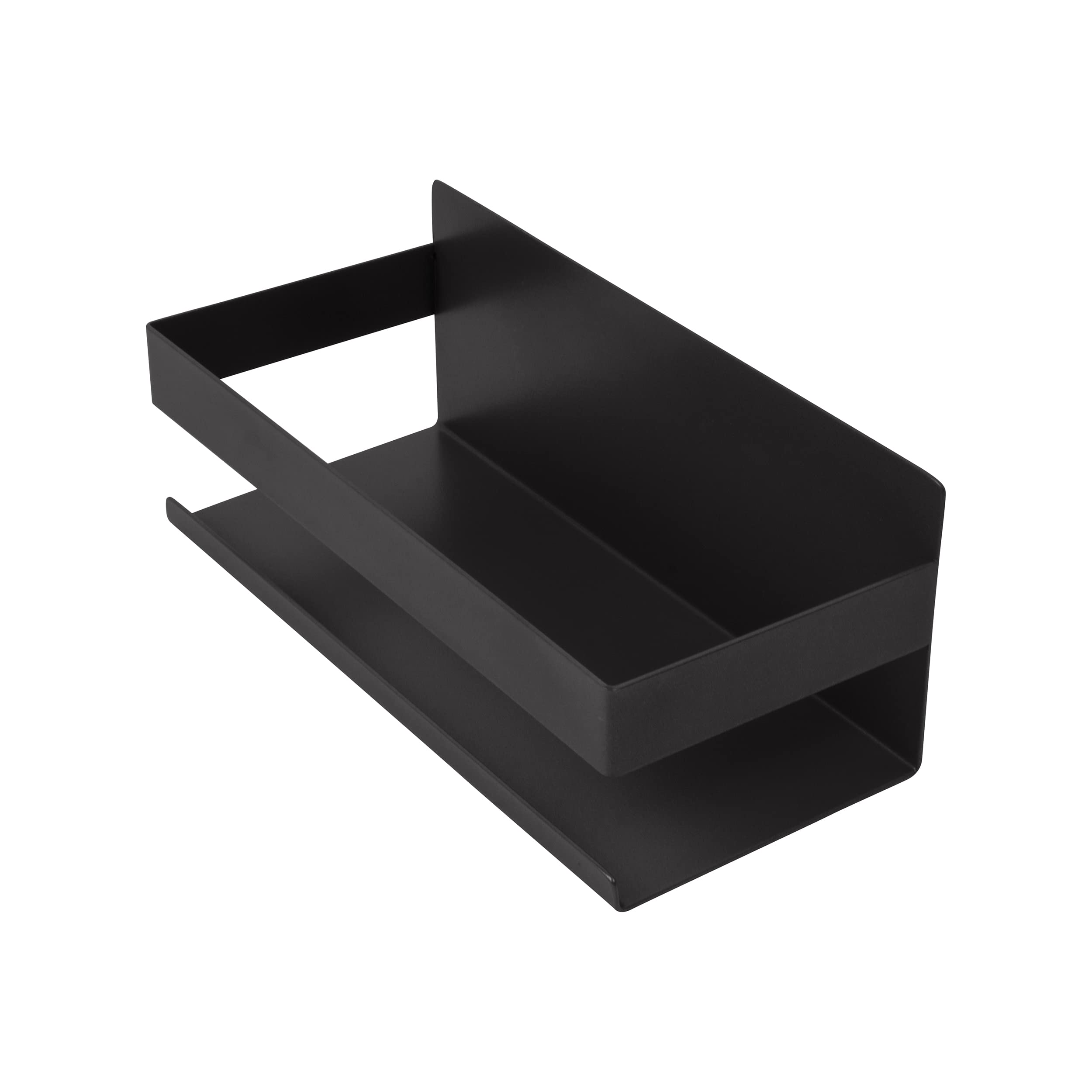 INOXLM lavorazioni inox Shower Shelf, Self-Adhesive Corner Bathroom Shelves Organizer, Kitchen Shelf, Kitchen Shelf, Spice Rack (Black)