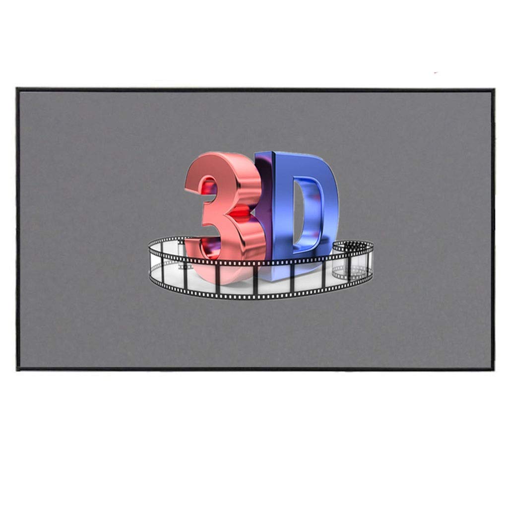 Écran de projection de 50 pouces compact fini les murs blancs pour vos films 4K - 8