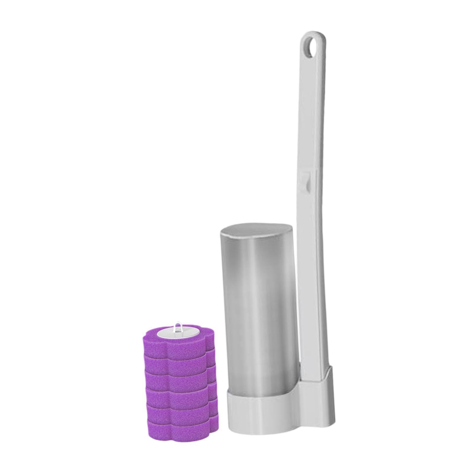 Toilet Brush Set Practical Cleaning Supplies Toilet Bowl Cleaning Lavender Flavor|Home & Garden|Bath|Toilet Brushes & Sets-image-7