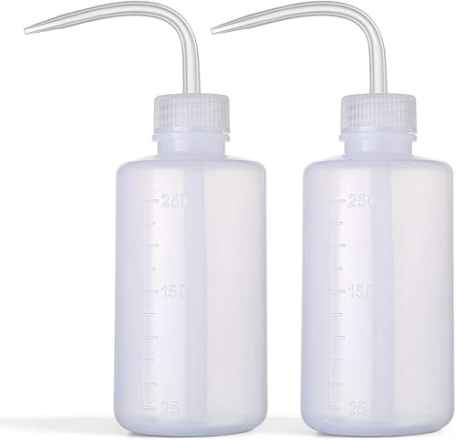 Miniatura 8 de Juego de botellas de plástico para apretar, herramientas de riego con boquilla estrecha para plantas, flores, suculentas (5.1 fl oz+8.5 fl oz)