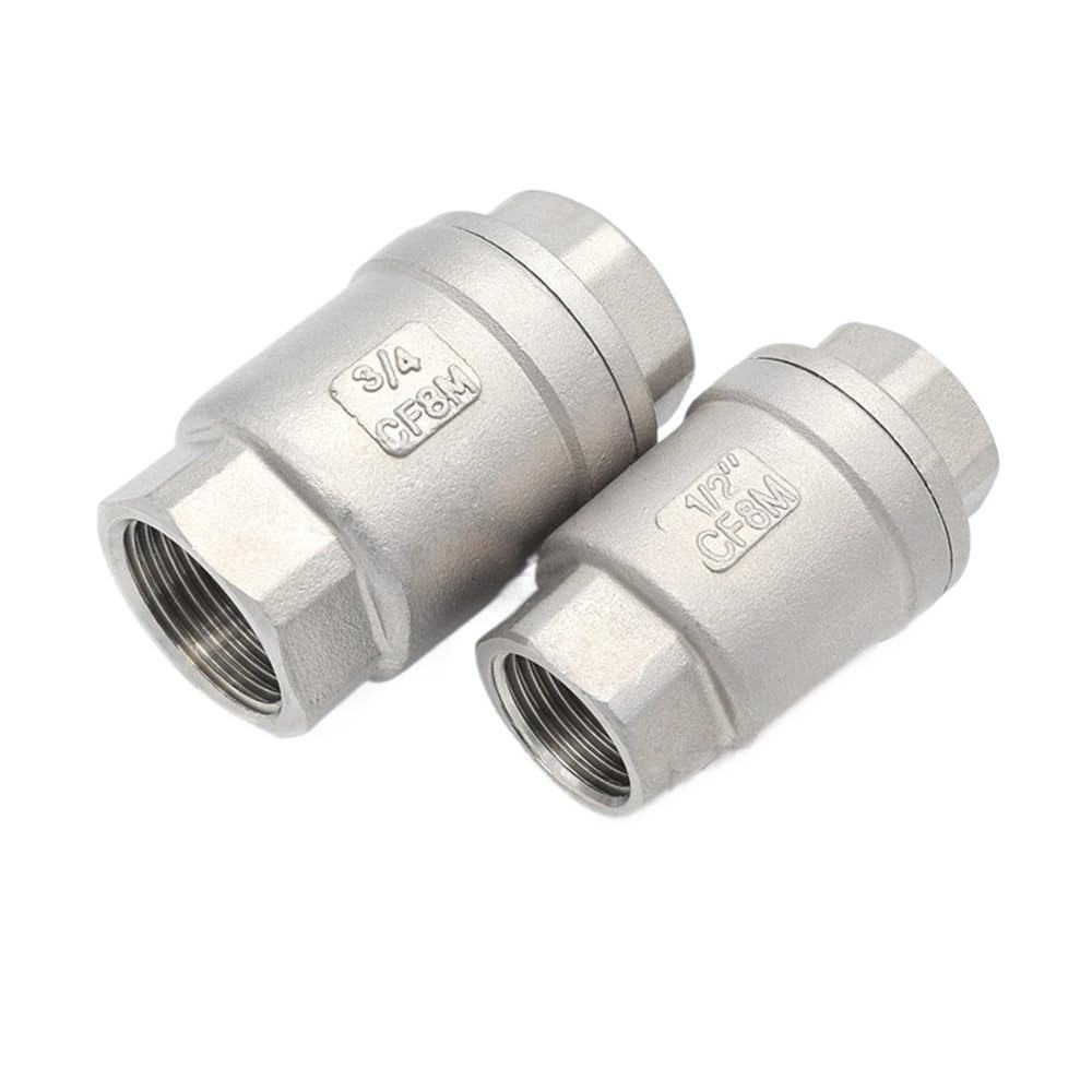 304 stainless steel 1/8" 1/4" 3/8" 1/2" 3/4" 1" female thread wire mouth vertical check valve non-return valve(DN40)
