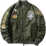 スタジャン フライトジャケット アウトドアジャケット MA-1ジャケット メンズ エムエーワンジャケット BIGシルエット ゆったり アウター メンズ カジュアル 春秋 大きいサイズ ユニセックス