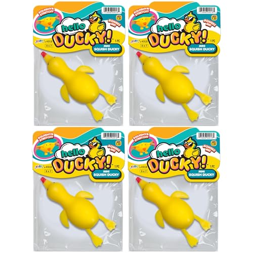 JA-RU Super Stretchy Duck (24 Mini Ducks) Irresistible Squishy 4918-24