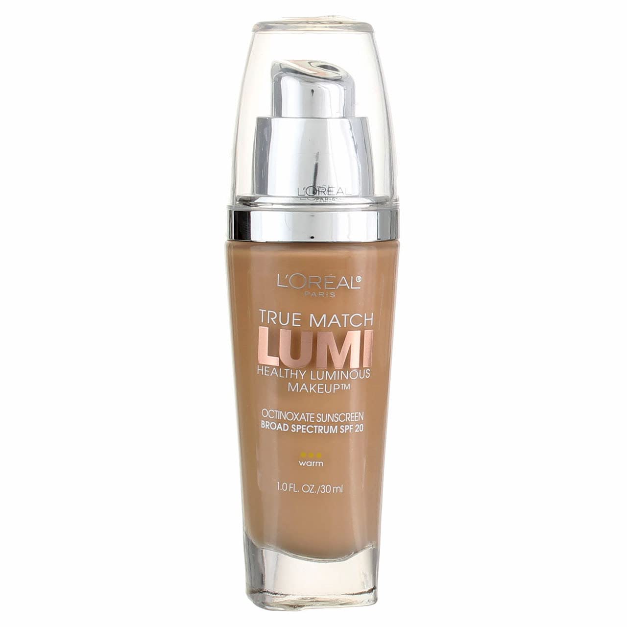 L'Oreal True Match Lumi Healthy Luminous Makeup, Nude Beige, 1 oz (Pack of 2)