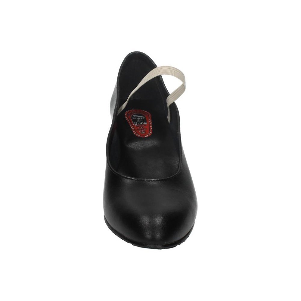 MADE IN SPAIN 16 Zapato Flamenco Piel NIÑA Zapatos TACÓN Negro