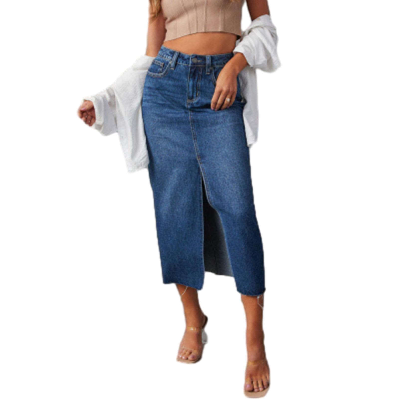 s.Oliver RED LABEL Jeansrok in 5-pocketmodel in jeansblauw online kopen