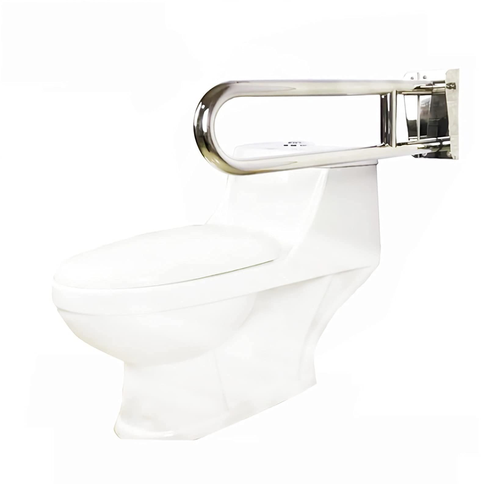 Chwytak bezpieczeństwa pod prysznic, 61 cm, bez barier, stal nierdzewna, bezpieczeństwo łazienki, antypoślizgowe drążki, składane uchwyty toaletowe w kształcie litery U, pomocnicze uchwyty prysznicowe