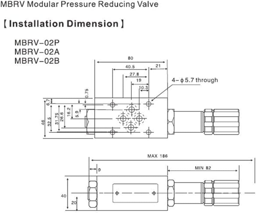 減圧バルブ、レギュレーター MBRV-02 モジュラーレギュレータ安全
