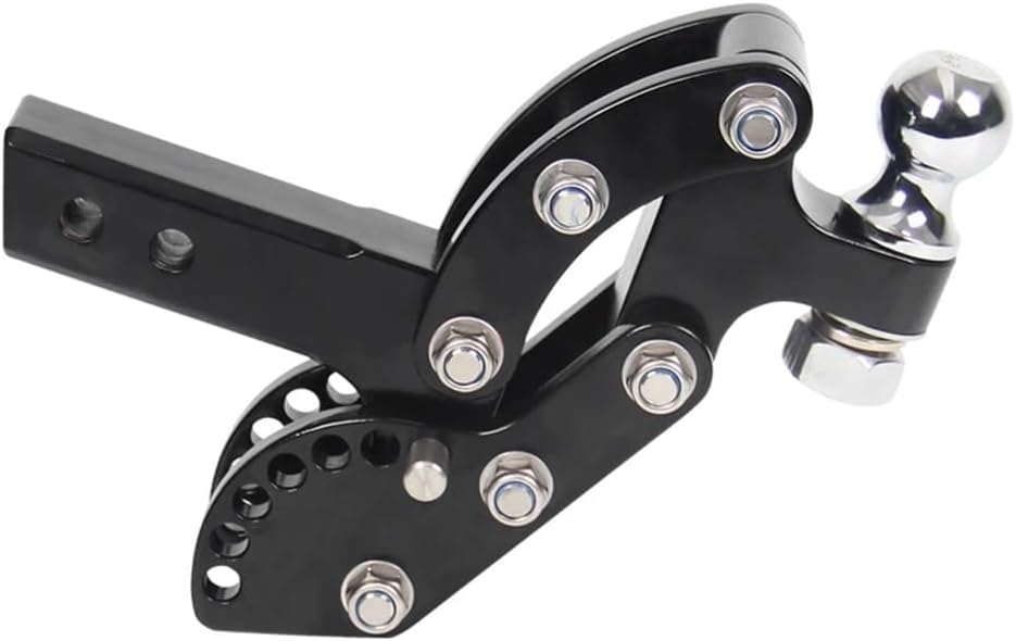 OUTMX Adjustable Manganese Steel Material Trailer Hitch Ball Mount Exterior Accessories Towing