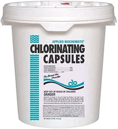 Chlorinating Capsules 35Lb Lonza Swimming Pool Accessories 40693A 785336406930