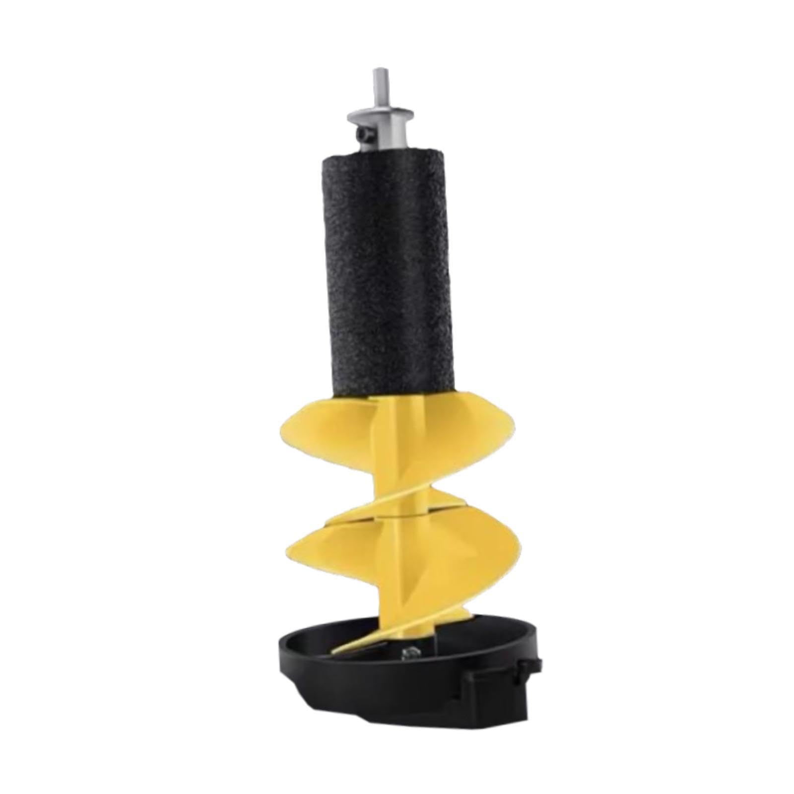 Taladro de Hielo, Accesorios para Pesca en Hielo, Taladro de Nailon de 6 Pulgadas para Pesca en Hielo, Ideal para Ríos Y Ríos, 50 Cm Amarillo