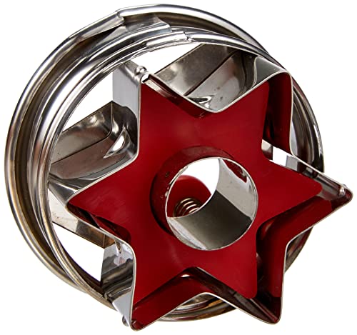 Städter 966322 Ausstecher mit Auswerfer Außenstern, Edelstahl,...