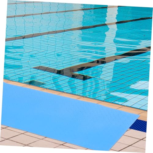 Alfombrilla antideslizante para escalera de piscina azul miniatura 5