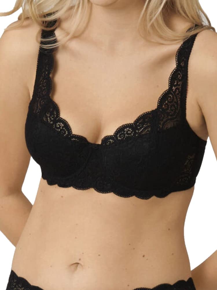 Triumph Women's Amourette 300 WHP X, Wired Padded Bra, Black