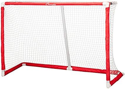 72 in. Collapsible Floor Hockey Goal, Red