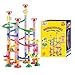 WEofferwhatYOUwant Marble Run Set – 169 Piece STEM Track Building Toy for Kids Ages 3+ with Glass & Color Marbles, Pink Connectors, Instruction Sheet | Creative Maze Tower Game for Learning & Fun